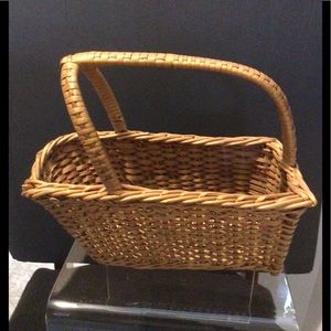 Vintage Wine Bottle Basket